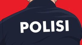 Ilustrasi Petugas Polisi. (Dok. Sapulangit Media Center/M. RIfai Azhari)

